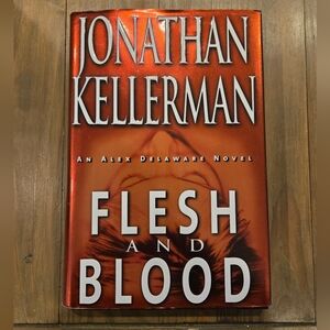 Jonathan Kellerman 'Flesh and Blood' Hardcover Book